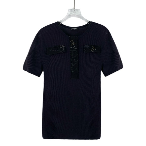 Chanel Black T-Shirt - Picture 1 of 7